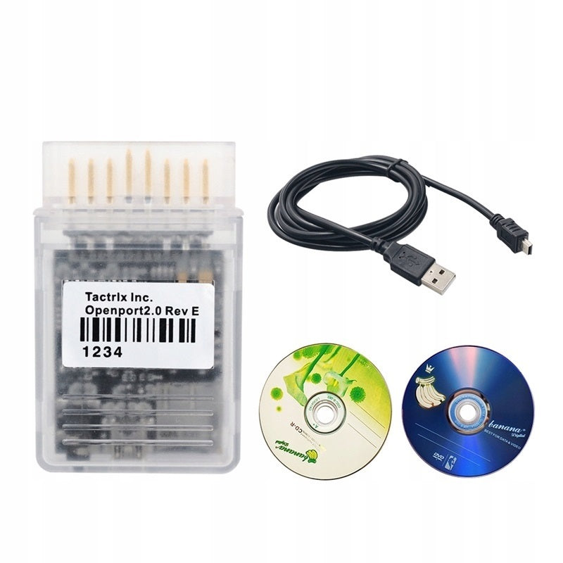 CAR CONNECTOR OBD2 CAN 2.0 OPENPORT USB 2.0 Manufacturer code Tactrix Openport 2.0 ECU