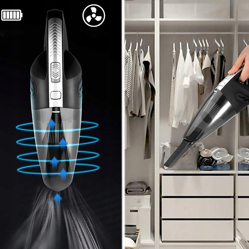 CAR CORDLESS HANDHELD VACUUM CLEANER 120W 6000PA FAST CHARGING Model Odkurzacz Ręczny