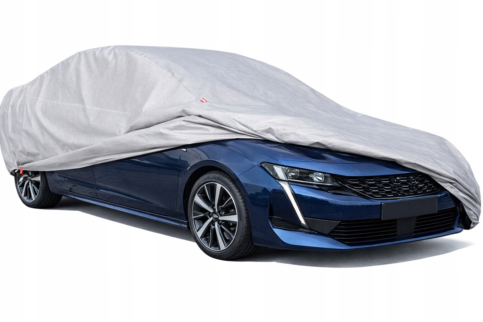 CAR COVER Tarpaulin r. L sedan 450-475cm 3 layers PRACTIC Manufacturer POLCOVER