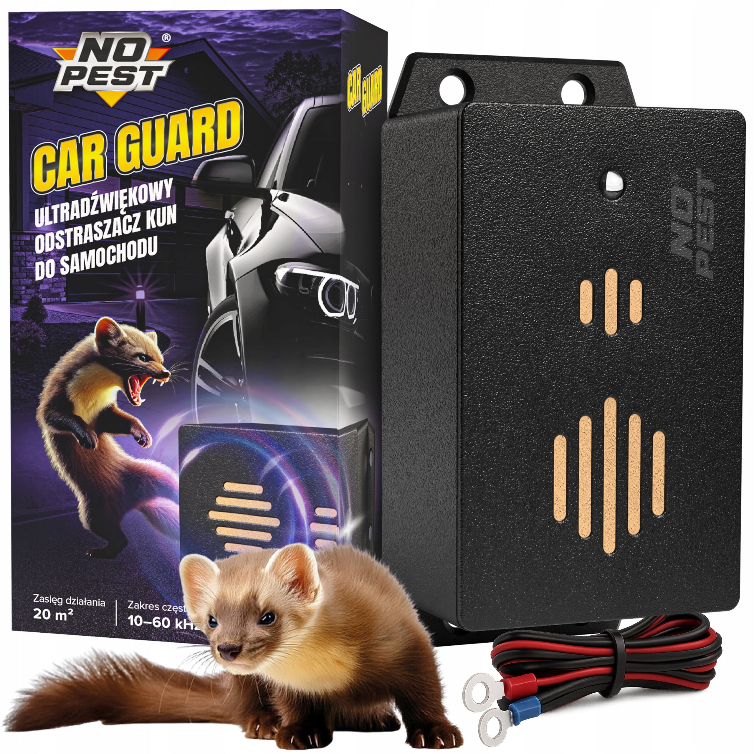 CAR DETERRENT KUN MICE RATS ULTRASONIC CAR GUARD NO PEST
