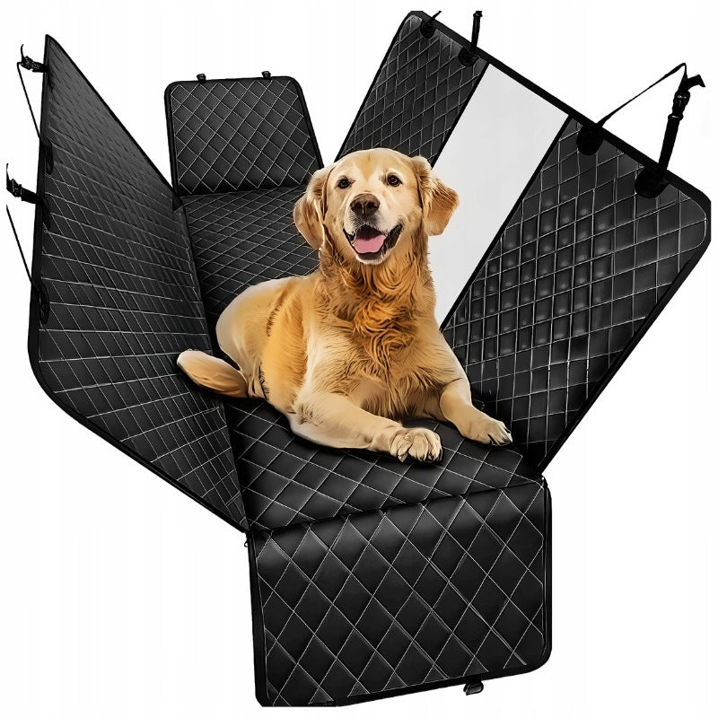 CAR DOG MAT WITH PASSENGER LOCK SEAT COVER