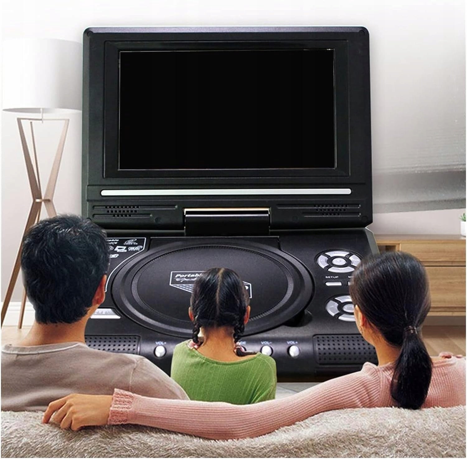 CAR DVD PLAYER PORTABLE RADIO FM ROTATING SCREEN REMOTE CONTROL Brand no brand