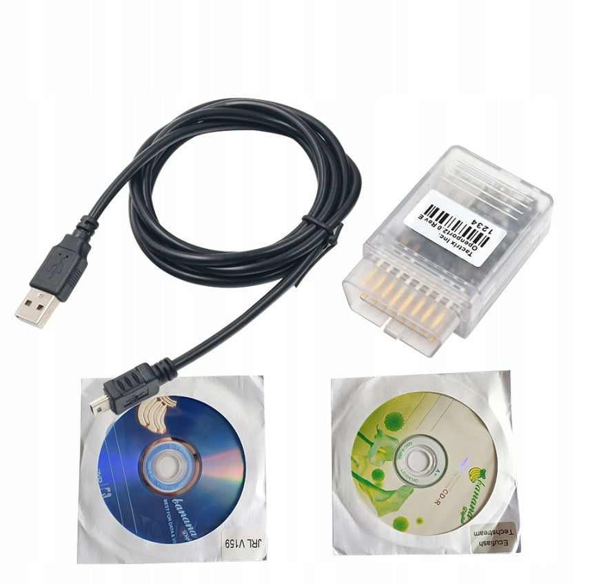 CAR ECU FLASH CONNECTOR OBD2 OBDII OPENPORT USB 2.0 Product weight with unit packaging 0.187 kg
