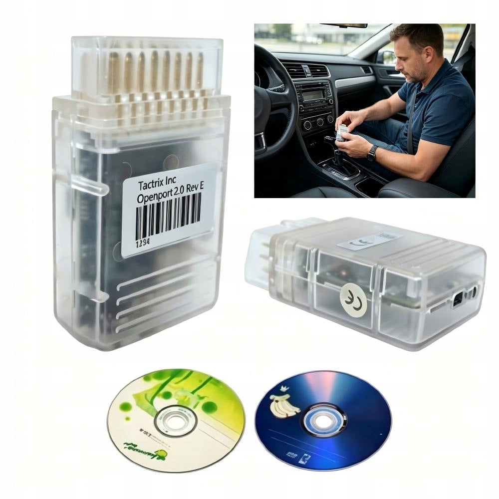 CAR ECU FLASH CONNECTOR OBD2 OBDII OPENPORT USB 2.0