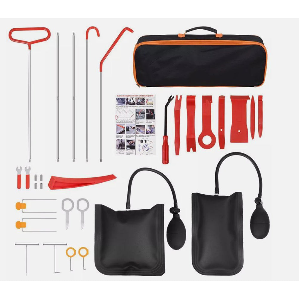 CAR EMERGENCY DOOR OPENER KIT WITH CUSHIONS AND BAG Manufacturer code Zestaw Do Otwierania Drzwi Samochodowych
