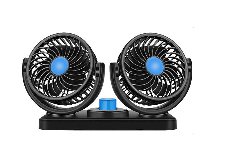 CAR FAN 360° DUAL ADJUSTMENT SILENT COCKPIT 12V