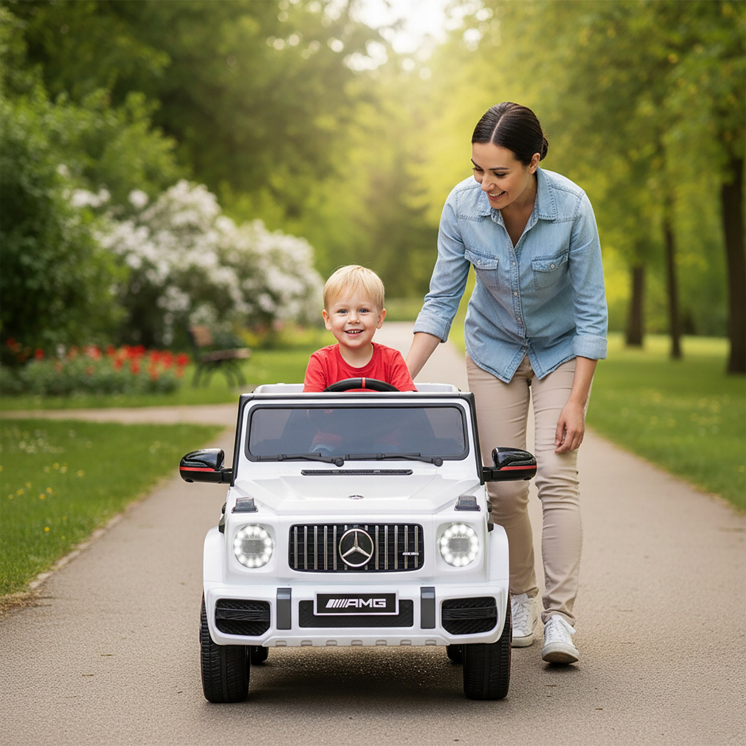 CAR FOR CHILDREN CAR FOR GIFT MERCEDES AMG G63 REMOTE CONTROL LEATHER RADIO Brand no brand