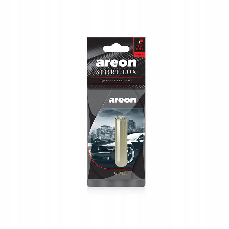 CAR FRAGRANCE AIR FRESHENER AREON SPORT LUX LIQUID 5ml GOLD Manufacturer's catalog number LX01