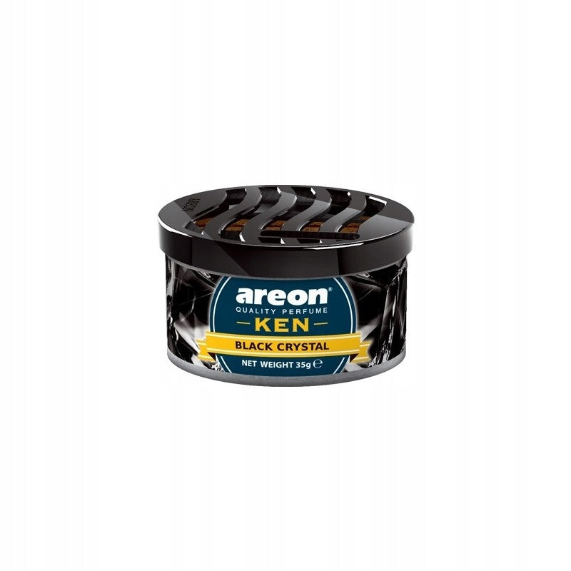 CAR FRAGRANCE AIR FRESHENER IN CAN AREON KEN BLACK CRYSTAL Manufacturer's catalog number AKB03