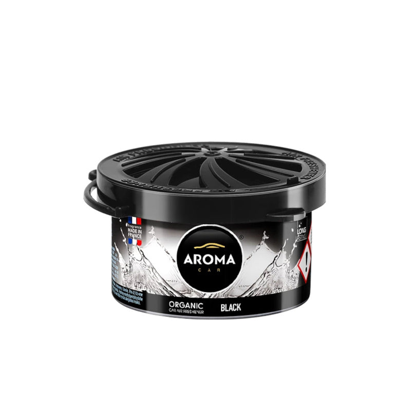 CAR FRAGRANCE CAN AROMA CAR ORGANIC BLACK