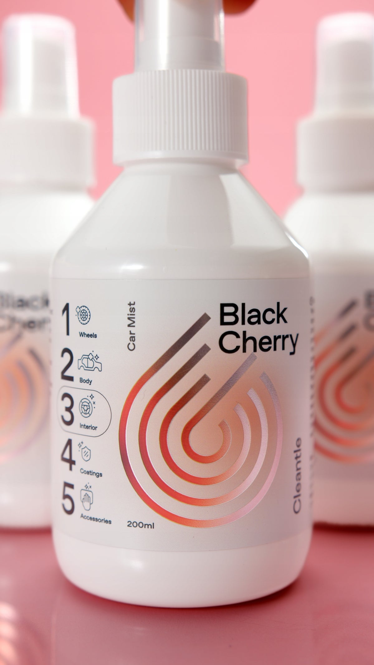 CAR FRAGRANCE CLEANTLE CAR MIST BLACK CHERRY Mist Fragrance Freshener Manufacturer Cleantle
