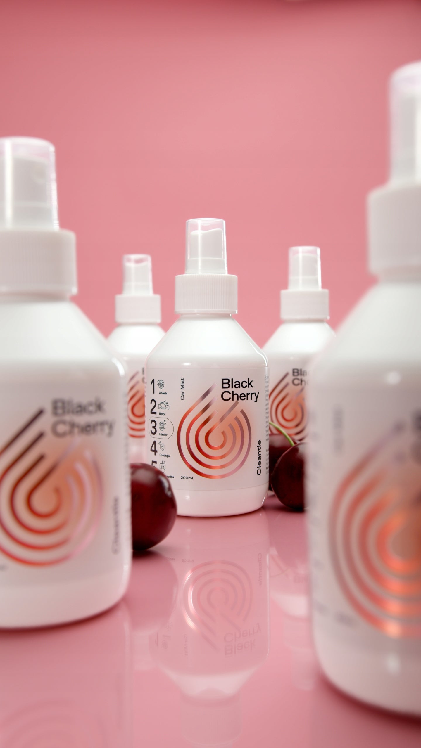 CAR FRAGRANCE CLEANTLE CAR MIST BLACK CHERRY Mist Fragrance Freshener Packaging status original