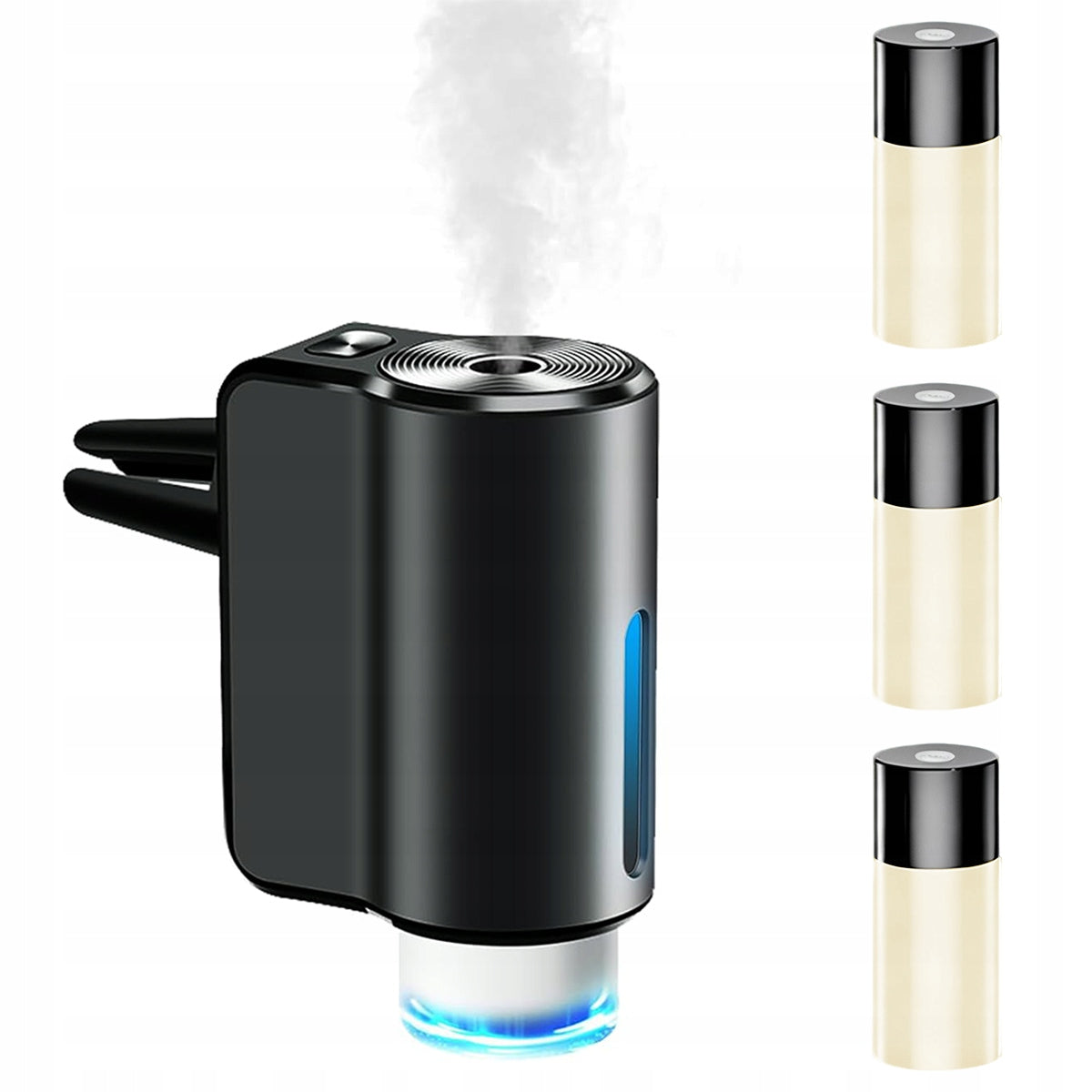CAR FRAGRANCE DIFFUSER AUTOMATIC ULTRASONIC USB +3 Scent Kind atomizers