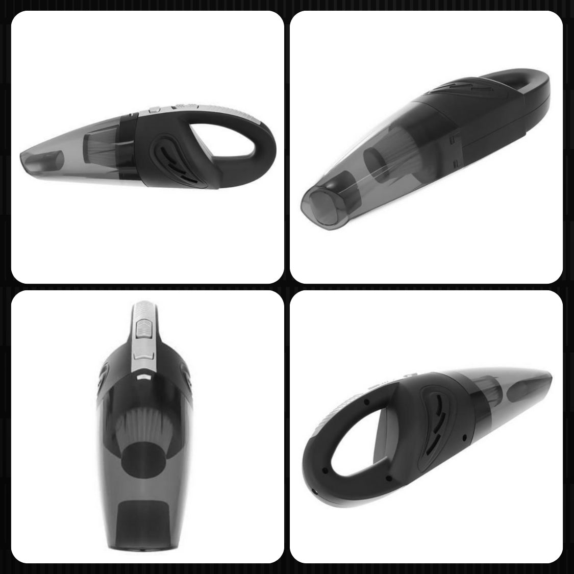 CAR HANDHELD VACUUM CLEANER CORDLESS POWERFUL CORDLESS + TIPS Brand no brand