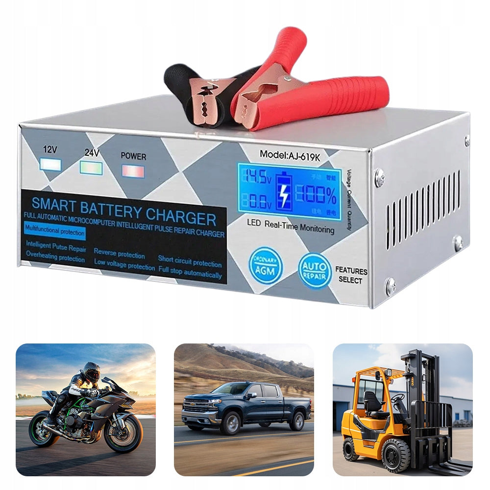 CAR IMPULSE CHARGER 12V 24V 260W CURRENT UP TO 20A BATTERIES