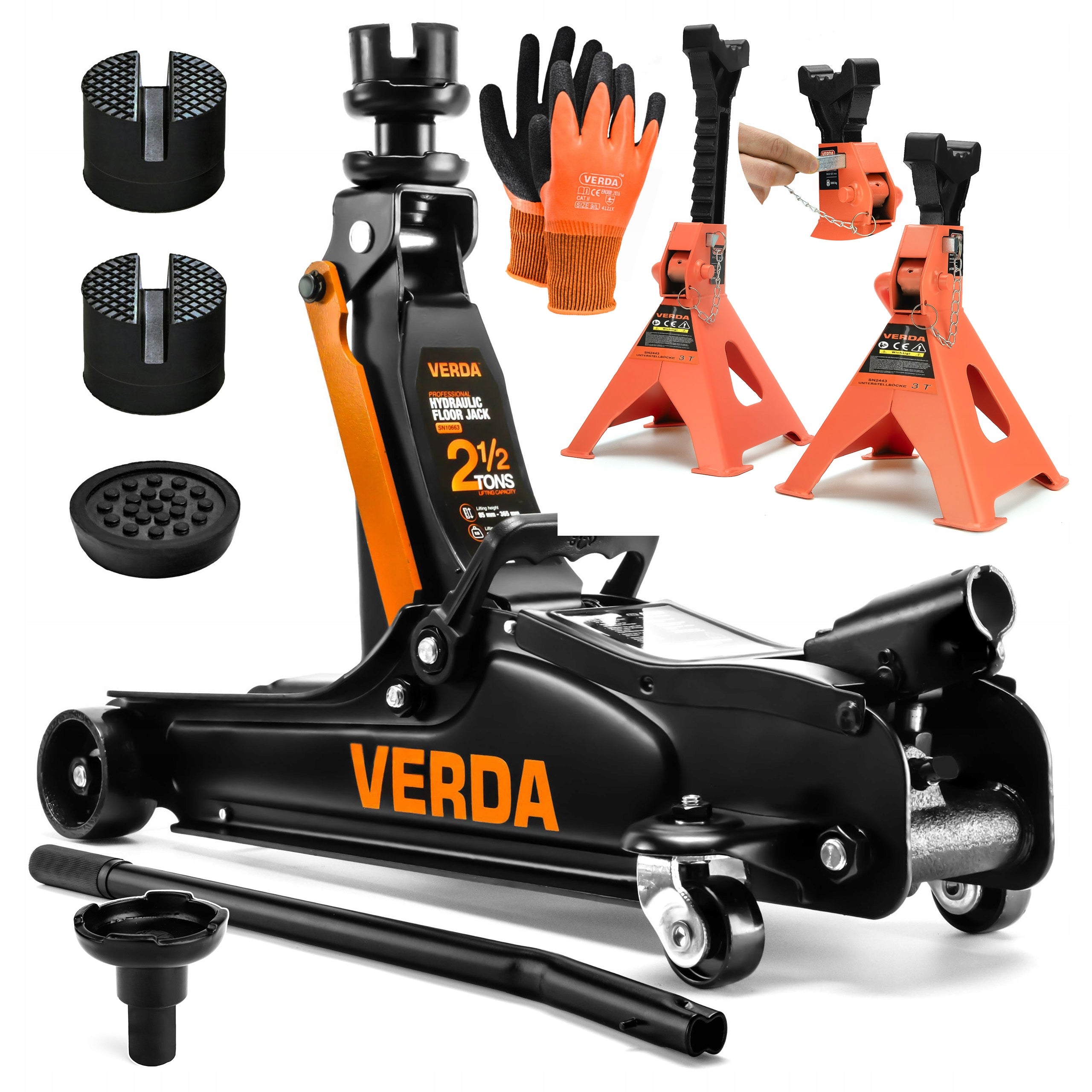 CAR JACK FROG LEVERAGER 2,5T MARE 3T SUPPORT STAND