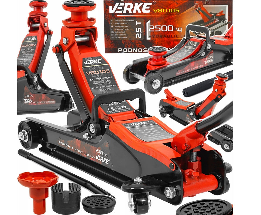 CAR JACK HYDRAULIC JACK FROG LOW PROFILE LOW 2,5T