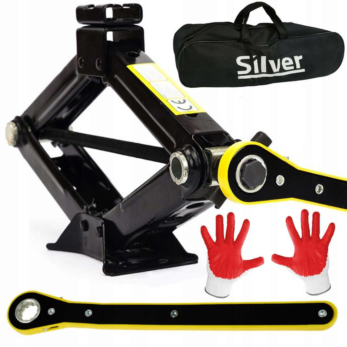 CAR JACK TRAPEZOIDAL JACK 2T + KEY