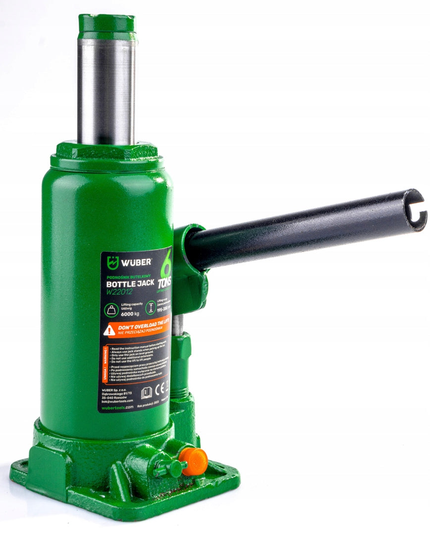 CAR LIFT 195-380 MM POST HYDRAULIC JACK VALVE 6 TONS Manufacturer code PODNOŚNIK SŁUPKOWY HYDRAULICZNY W22012