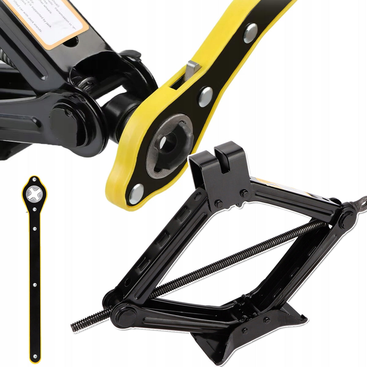 CAR LIFT 2.5T - 100-400MM - TRAPEZOIDAL JACK FOR WHEELS 2500KG