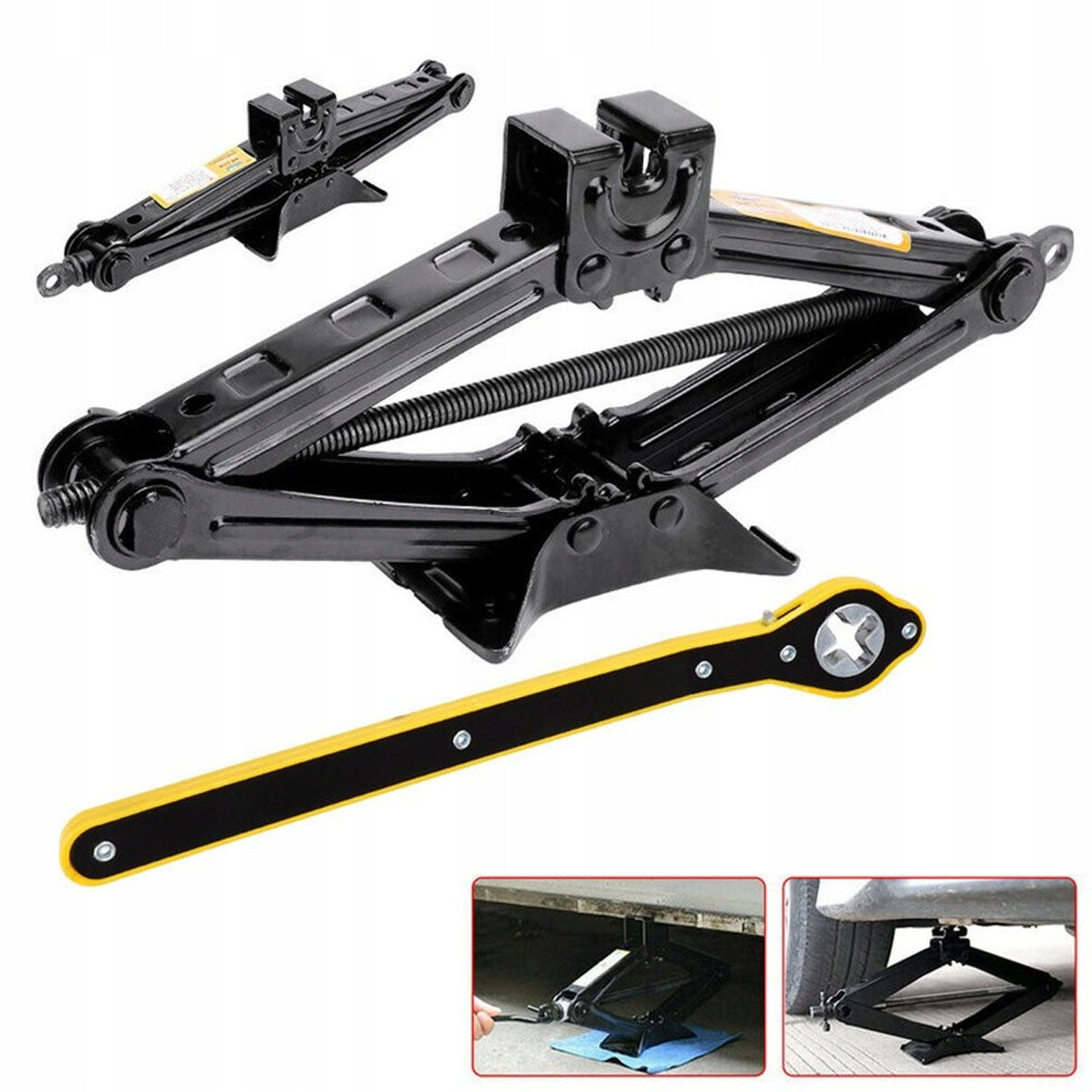CAR LIFT 2,5T - TRAPEZOIDAL JACK FOR WHEELS 2500 KG
