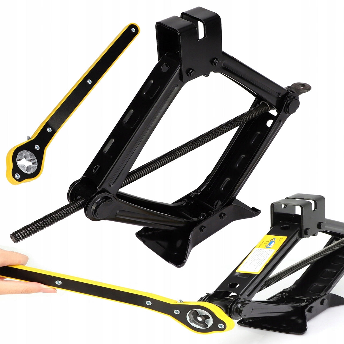 CAR LIFT 2.5T - TRAPEZOIDAL JACK FOR WHEELS 2500KG