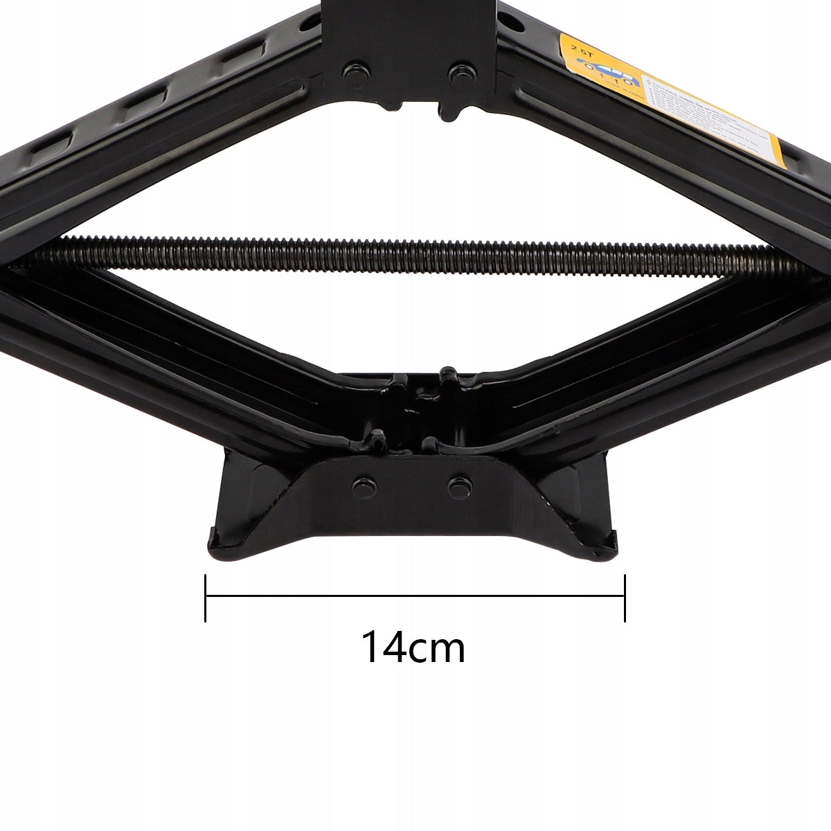 CAR LIFT 2,5T TRAPEZOIDAL STRONG LEVER FOR WHEEL REPLACEMENT 2500kg Product weight with unit packaging 2.194 kg