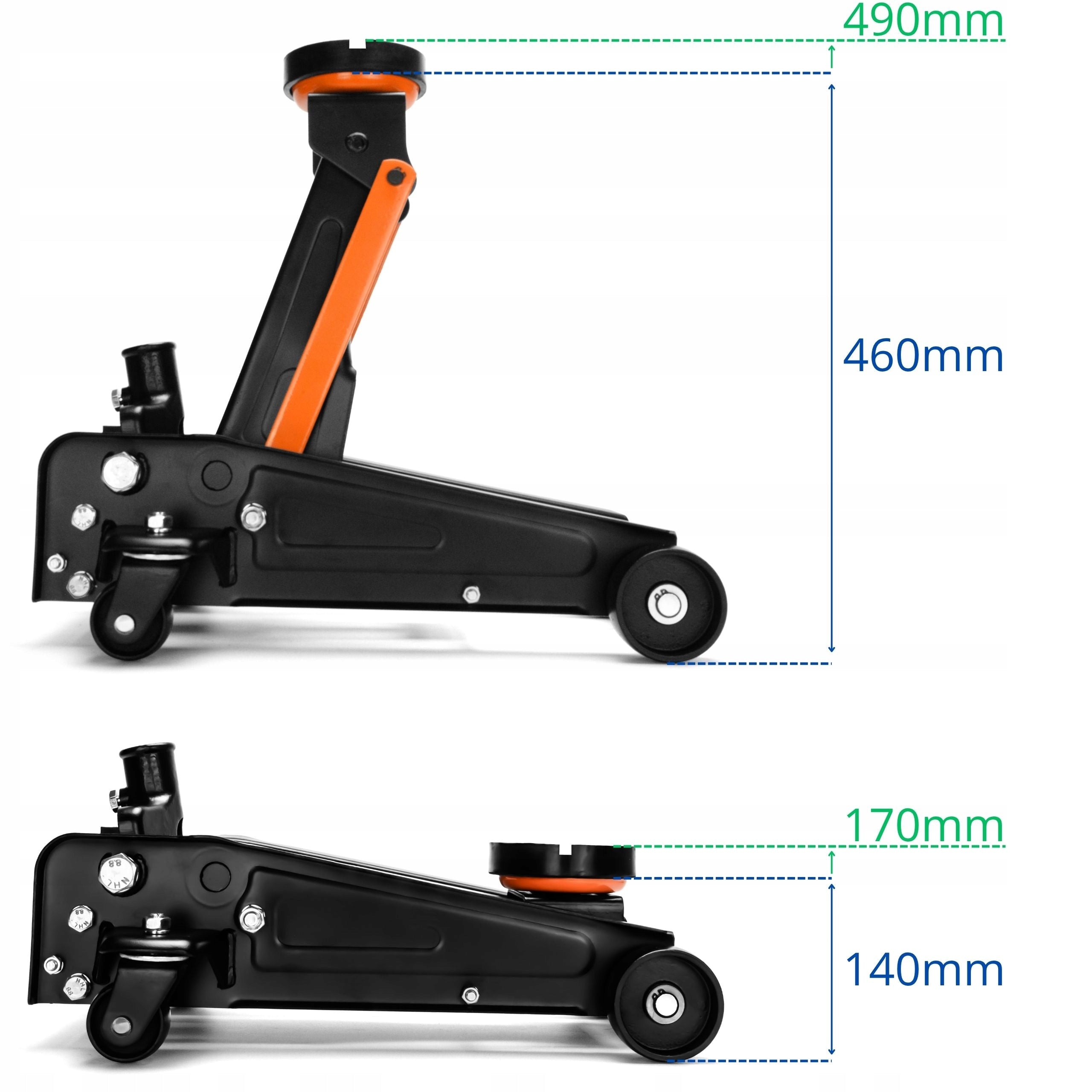 CAR LIFT 3 TONS HYDRAULIC LOW PROFILE FROG 3T JACK Manufacturer code SN3022 PODNOŚNIK DO SAMOCHODU
