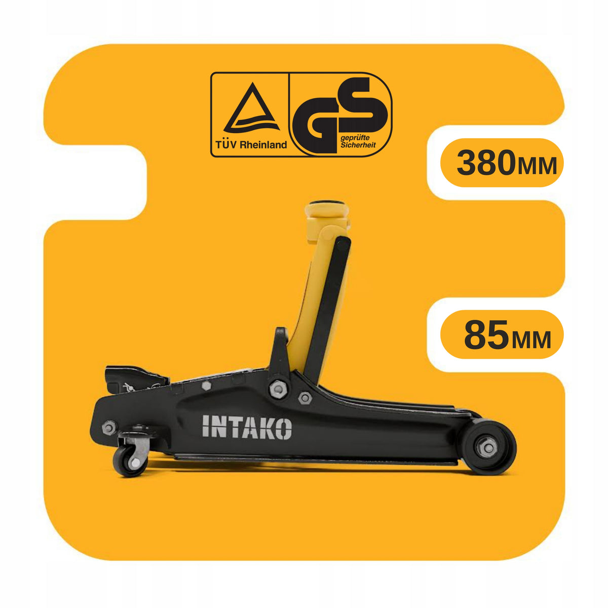 CAR LIFT FROG 2,5T CERT. TUV - 85-380MM HYDRAULIC POINT Manufacturer code ŻABA 2,5T