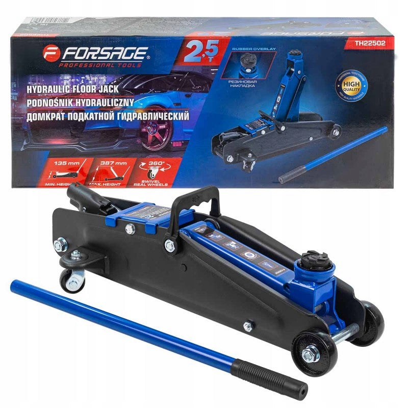 CAR LIFT FROG HYDRAULIC JACK FROG 2,5T+RUBBER
