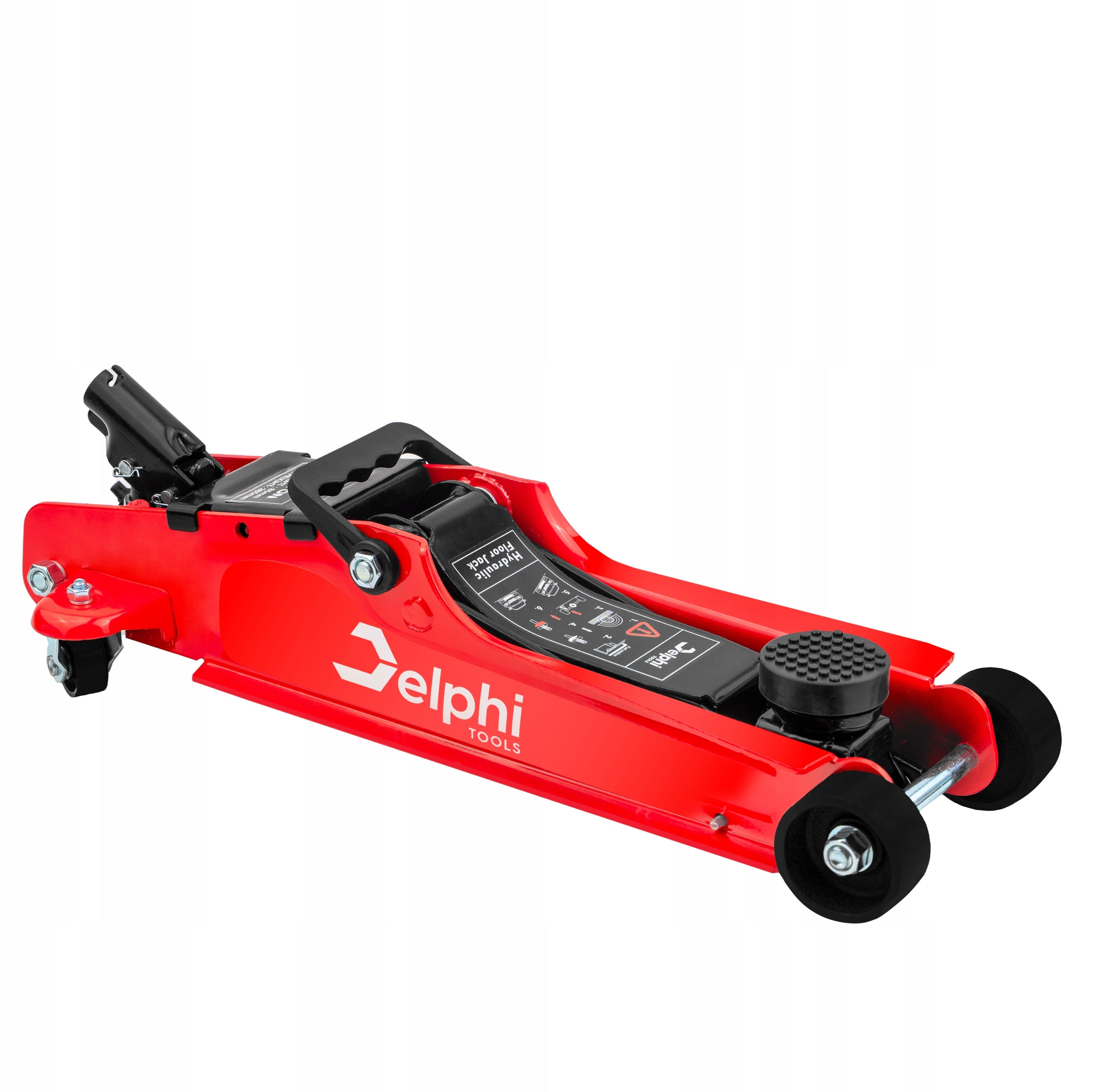 CAR LIFT FROG HYDRAULIC JACK LOW PROFILE 2,5T RUBBER Lifting capacity 2500 kg