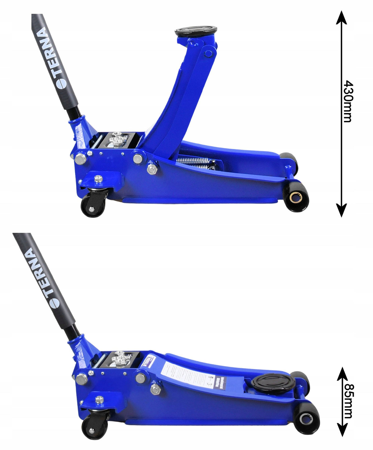 CAR LIFT FROG JACK LOW PROFILE 3T POINT 85-430MM Manufacturer code TER32009