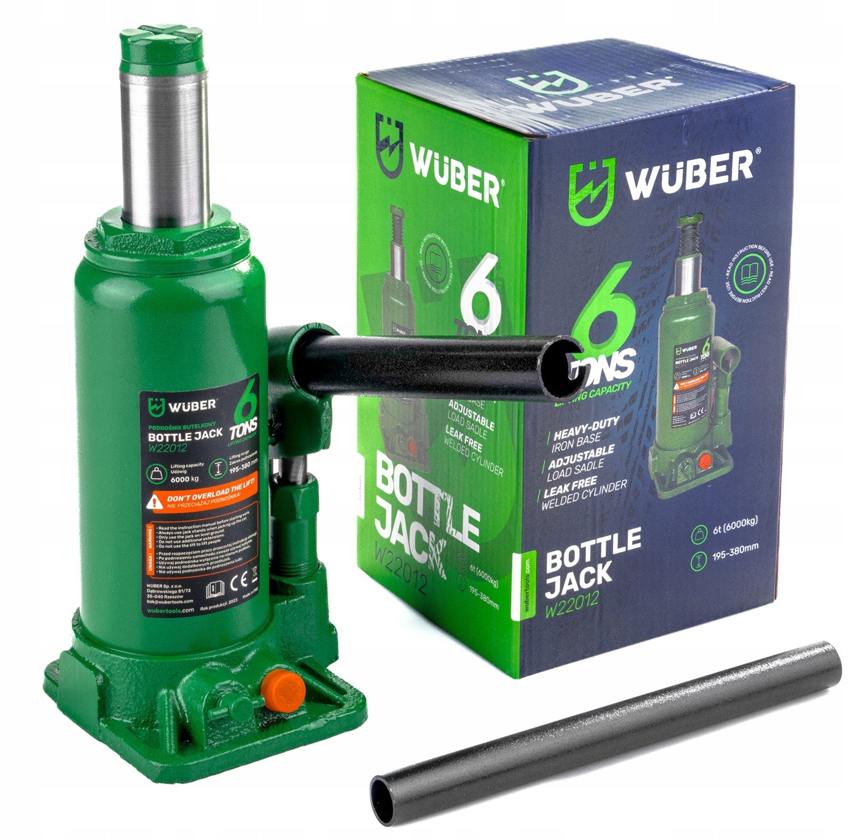 CAR LIFT HYDAULIC BOTTLE VALVE STRONG 6 TONS 195-380 mm Manufacturer code 45981WBR