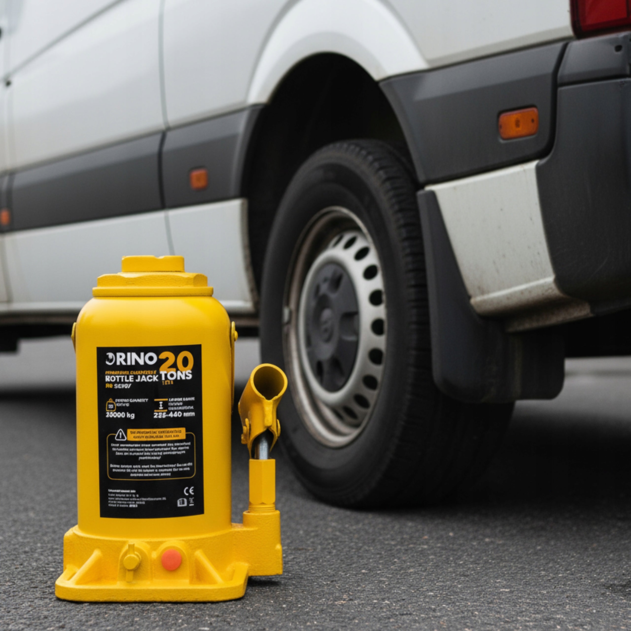 CAR LIFT HYDRAULIC BOLLARD BOTTLE JACK 20000 KG RINO Manufacturer code RN-22787