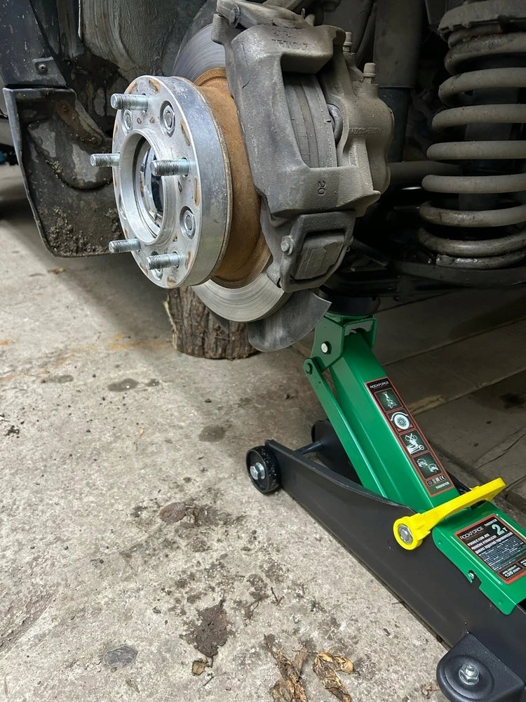 CAR LIFT HYDRAULIC FROG 135-385mm 2t 2000kg LEVER + RUBBER Brand Rockforce