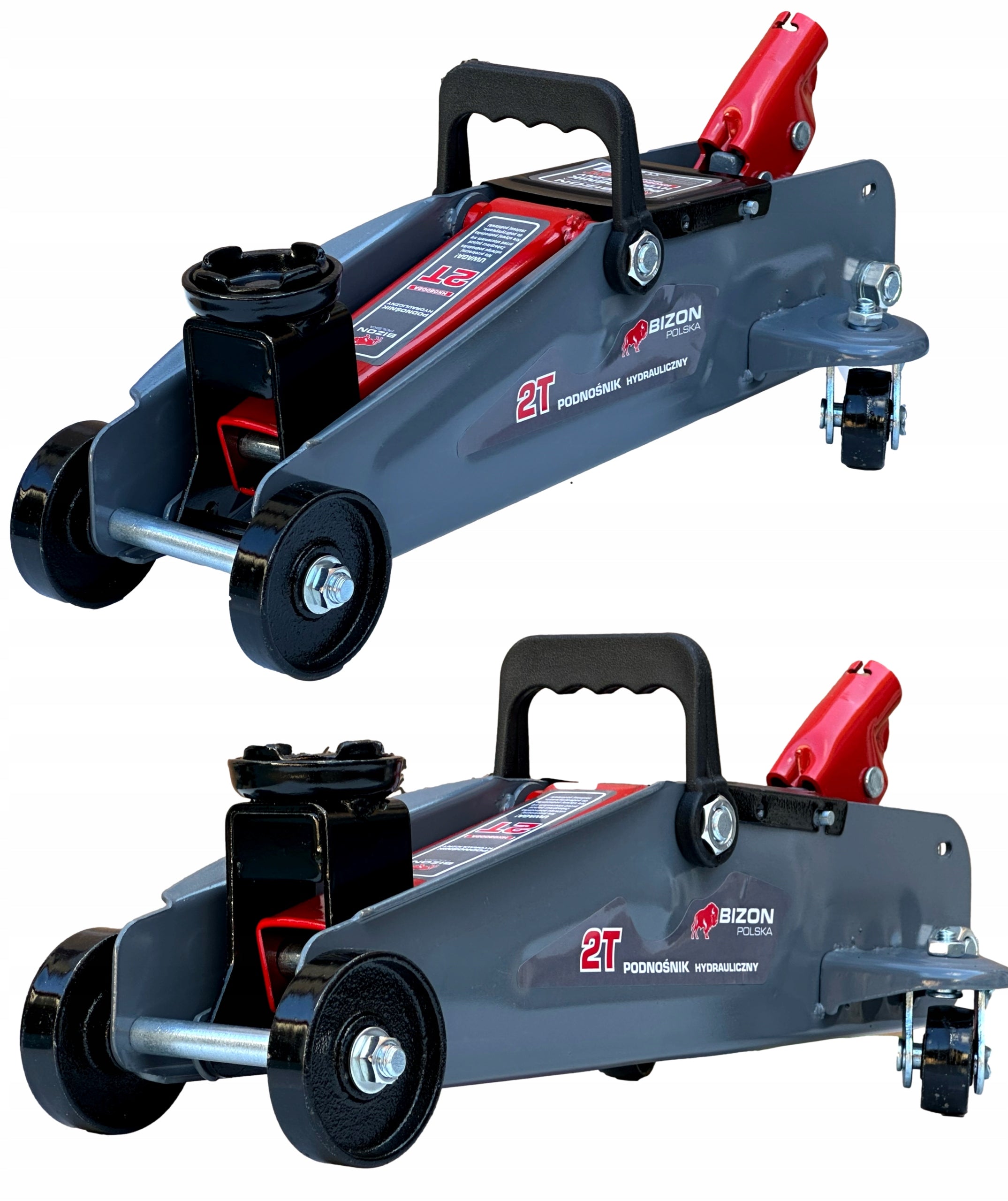 CAR LIFT HYDRAULIC FROG JACK 2000KG 2T 135-335MM BISON EAN (GTIN) 5906196664017