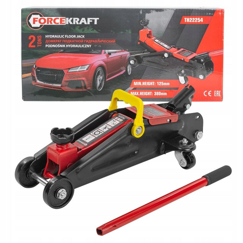 CAR LIFT HYDRAULIC FROG JACK FROG 2T 125-380MM