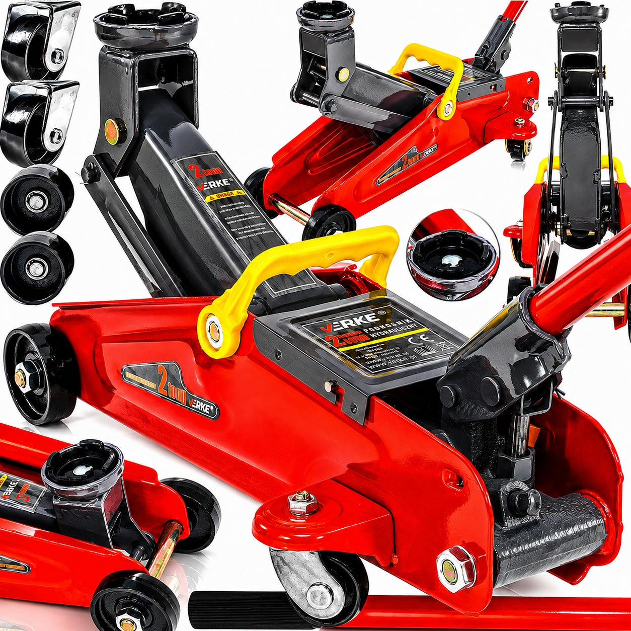 CAR LIFT HYDRAULIC JACK FROG LOW PROFILE LOW 2T