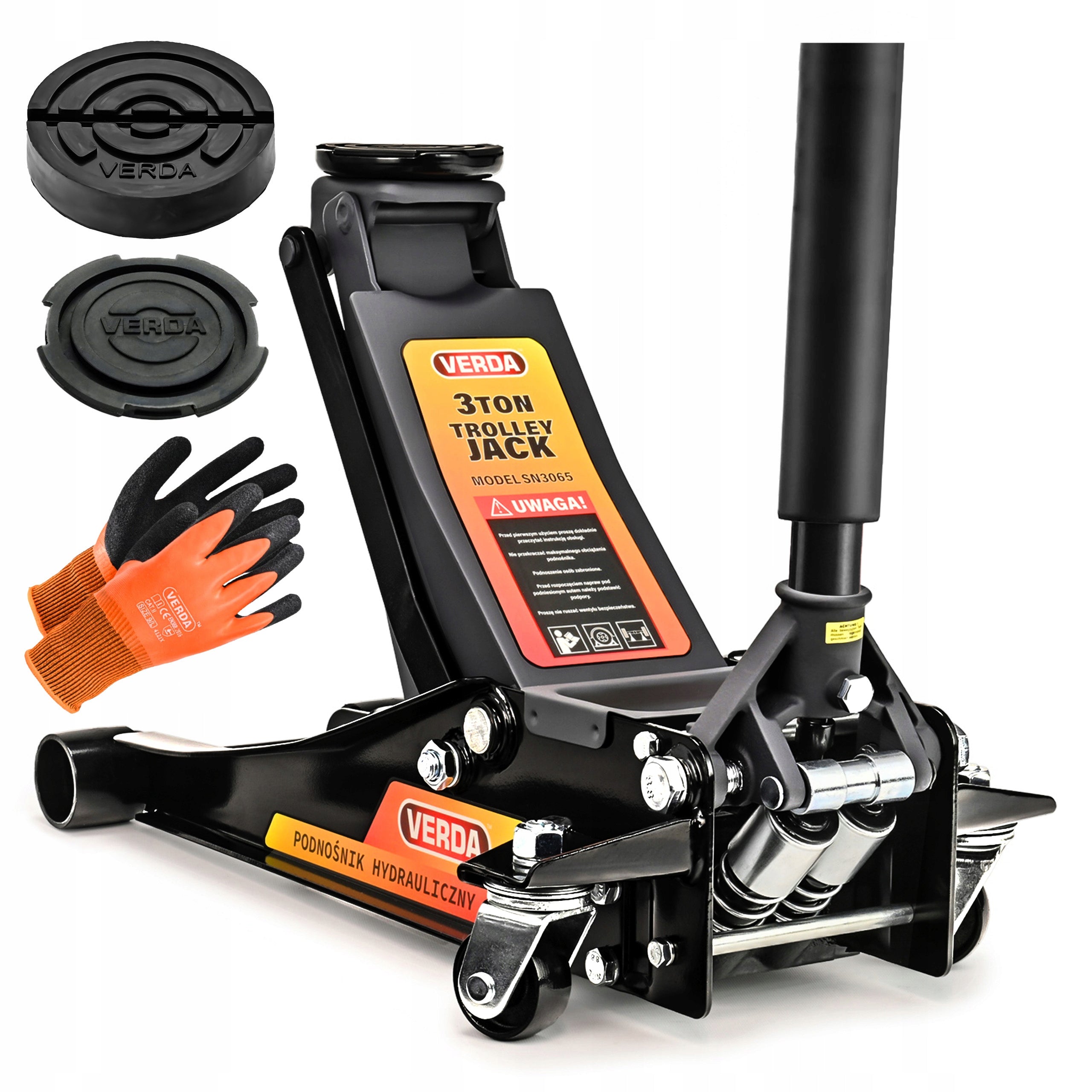 CAR LIFT LOW PROFILE 3T JACK HYDRAULIC FROG 2-PISTONS