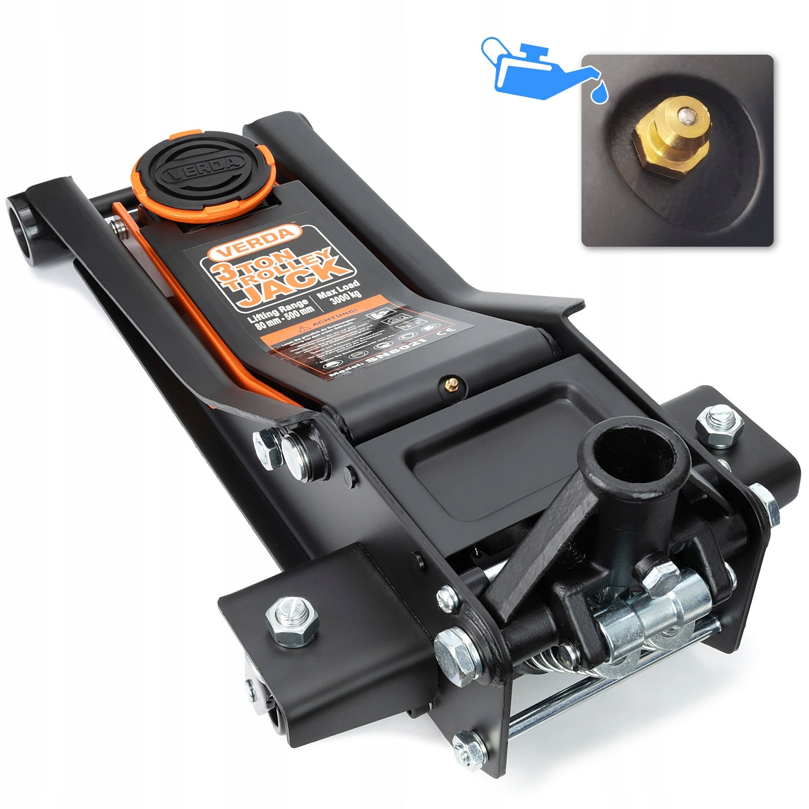 CAR LIFT LOW PROFILE FROG 3T 2-PISTON COMFORTABLE HANDLE TYPE D Manufacturer code SN8021