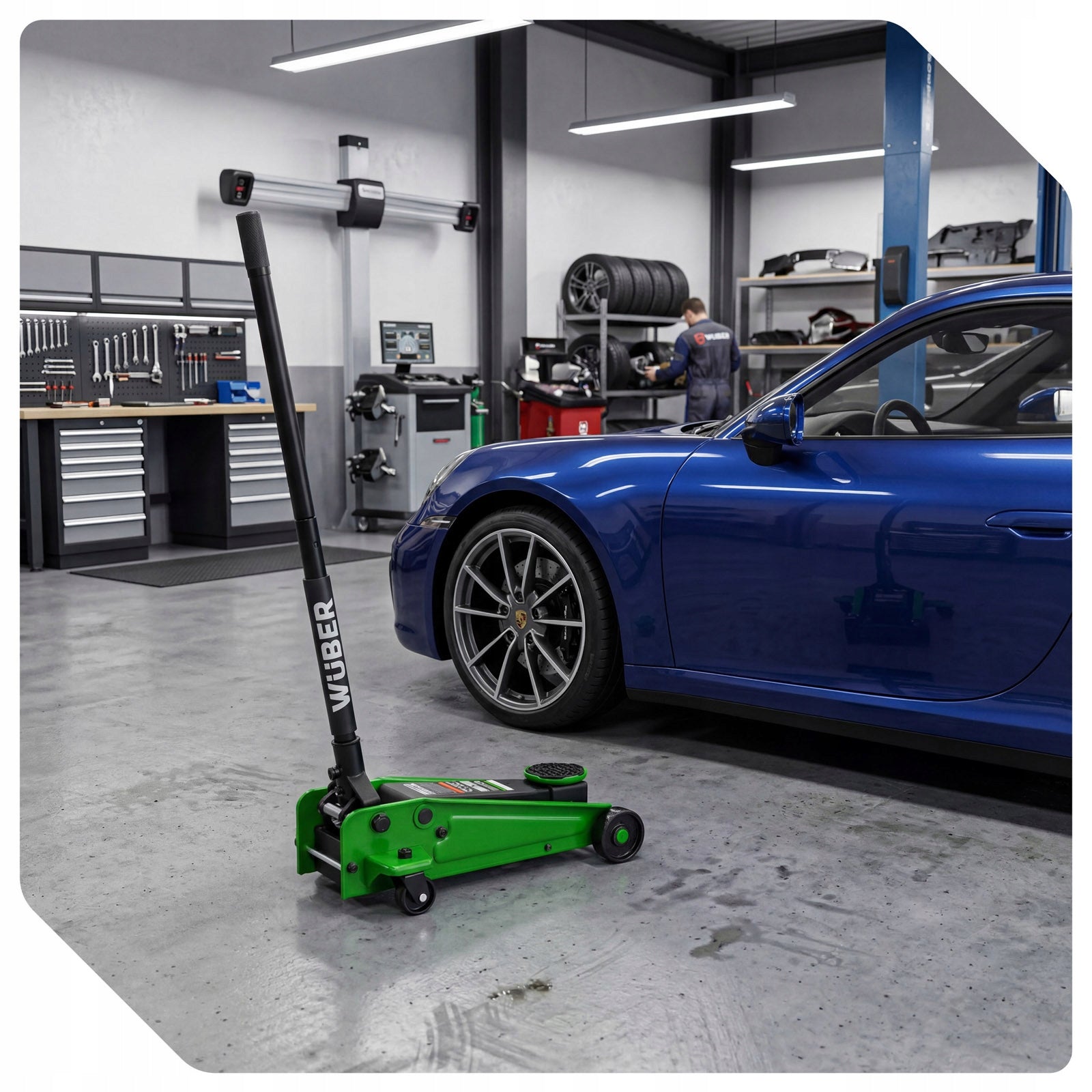 CAR LIFT LOW PROFILE SINGLE PISTON FROG 3000KG 3T 140-460MM Manufacturer code W22035 PODNOŚNIK SAMOCHODOWY ŻABA 3T 85-615mm