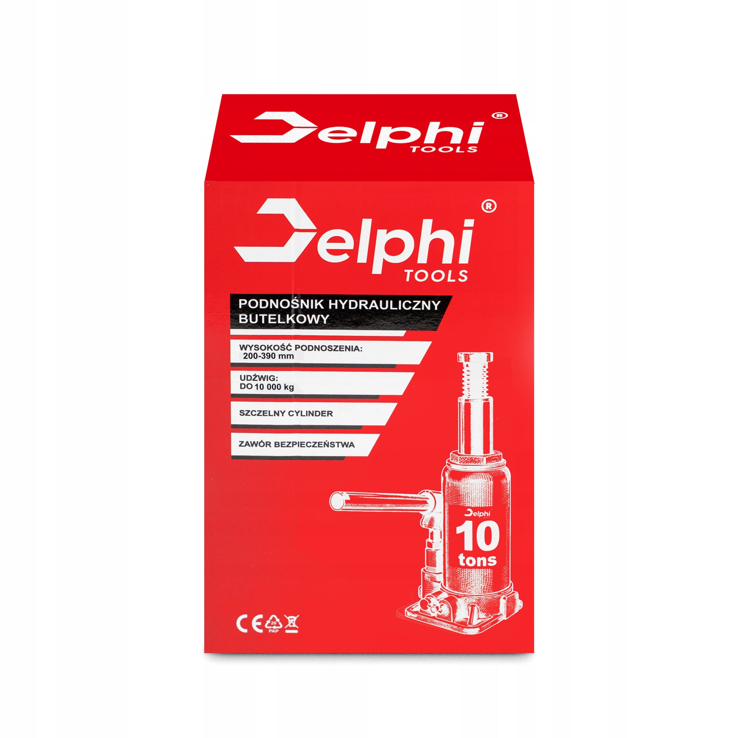 CAR LIFT POST HYDRAULIC BOTTLE 10T 10000KG 200-390MM Brand Delphi tools