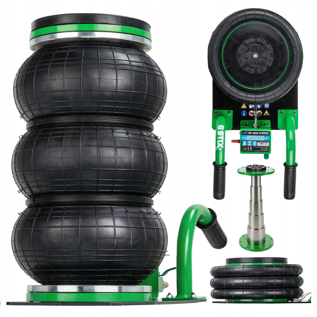 CAR LIFT SNOWMAN PNEUMATIC CHANNEL 13-43 CM 3,5T CUSHION