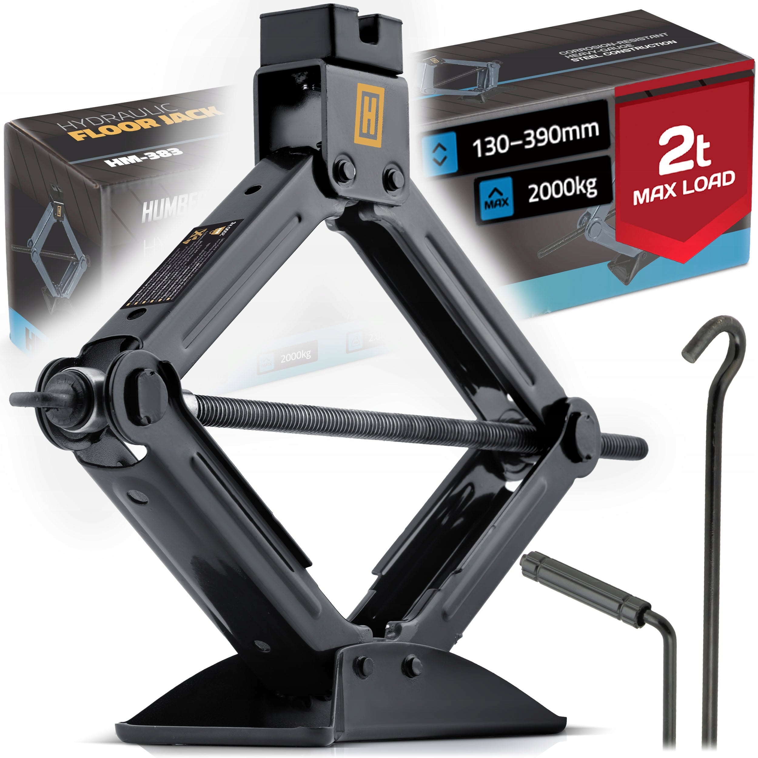 CAR LIFT TRAPEZOIDAL JACK FOR WHEEL REPLACEMENT 2000KG TRAPEZOID 2T
