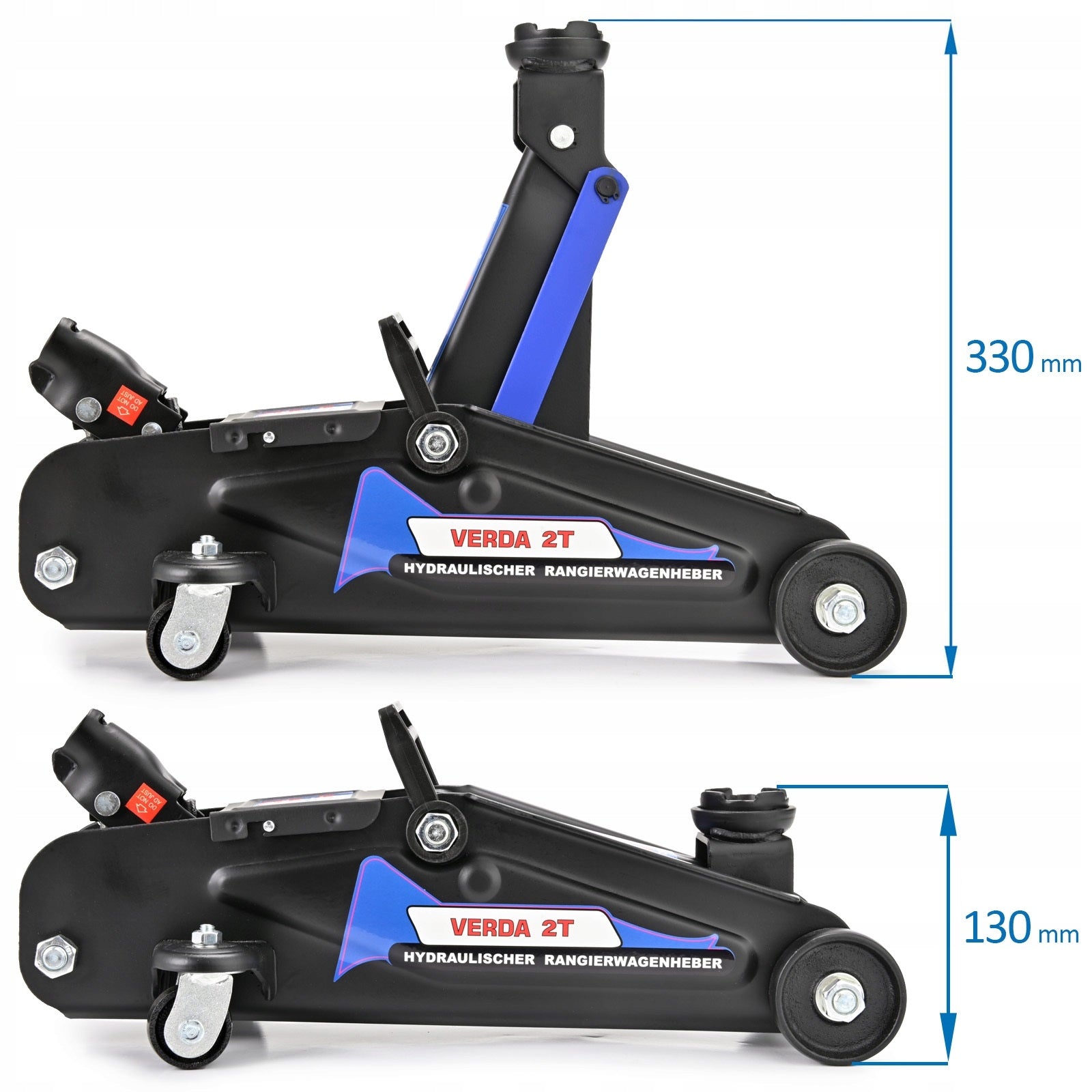 CAR LIFT ZABA LEVER HYDRAULIC FROG 2T 330mm Manufacturer code SN3062