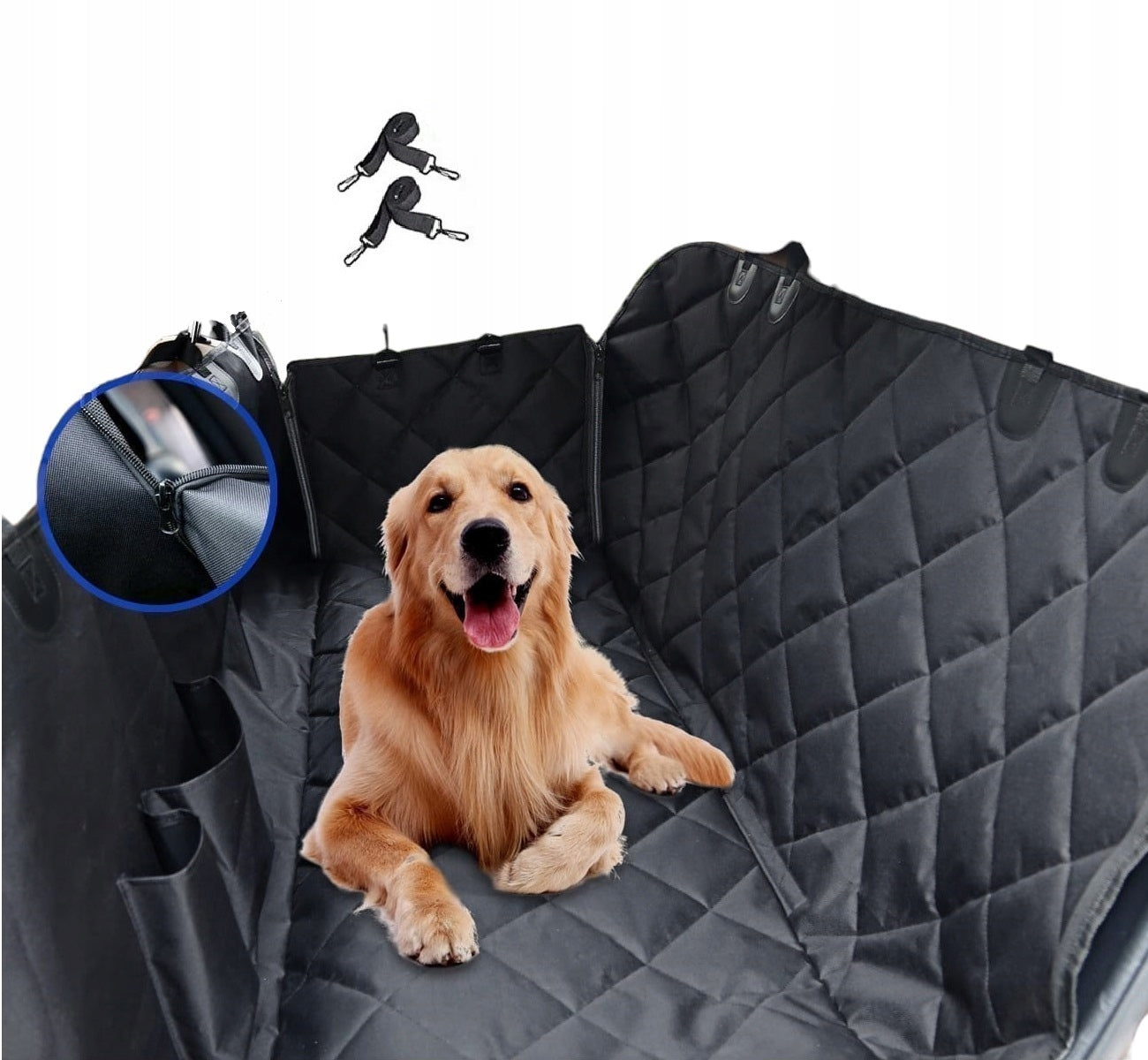 CAR MAT COVER SEAT PROTECTION FOR CAR 3in1 COUCH REAR CARS
