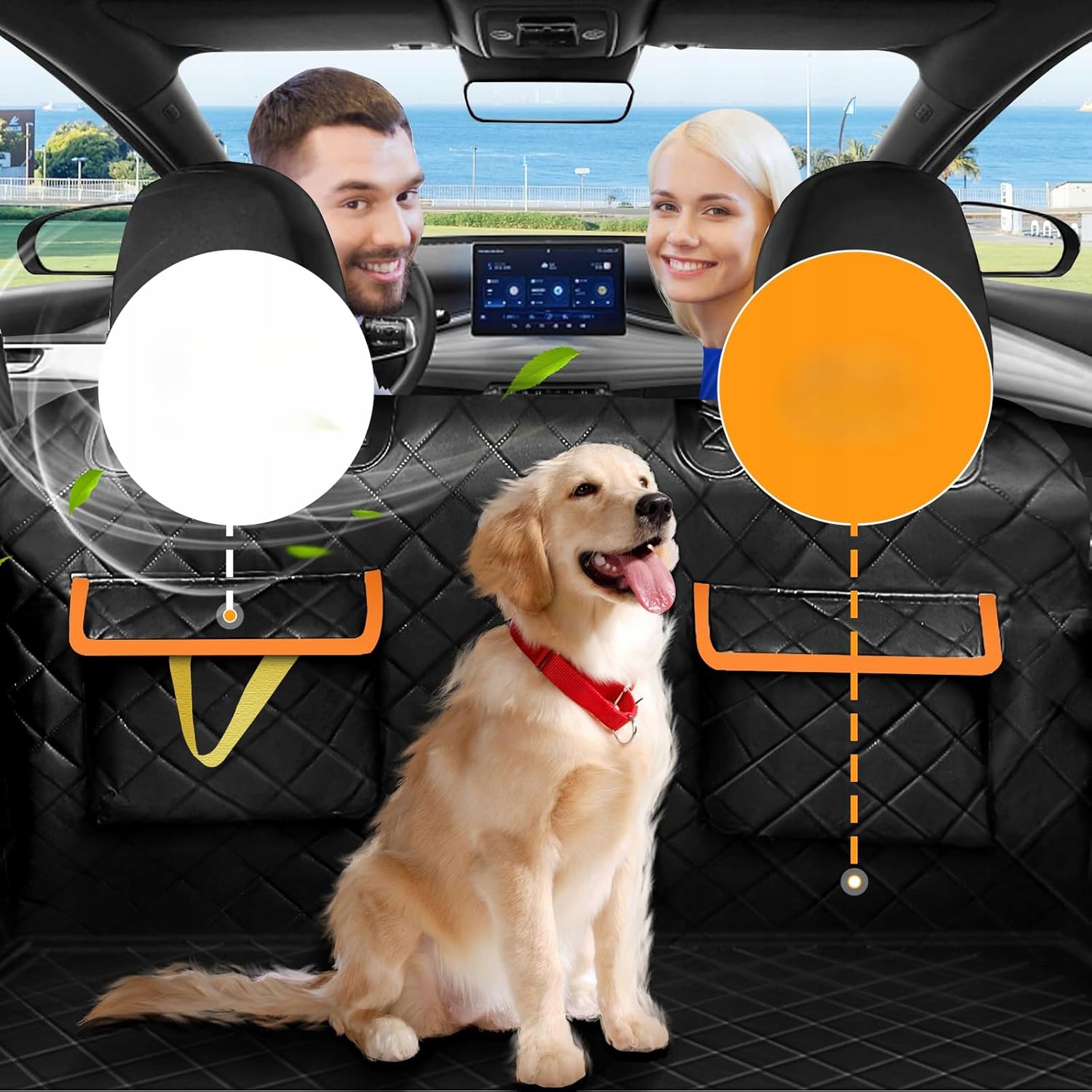 CAR MAT DATEFUN DOG MAT FOR TRUNK SIDE COVER Main material synthetic material