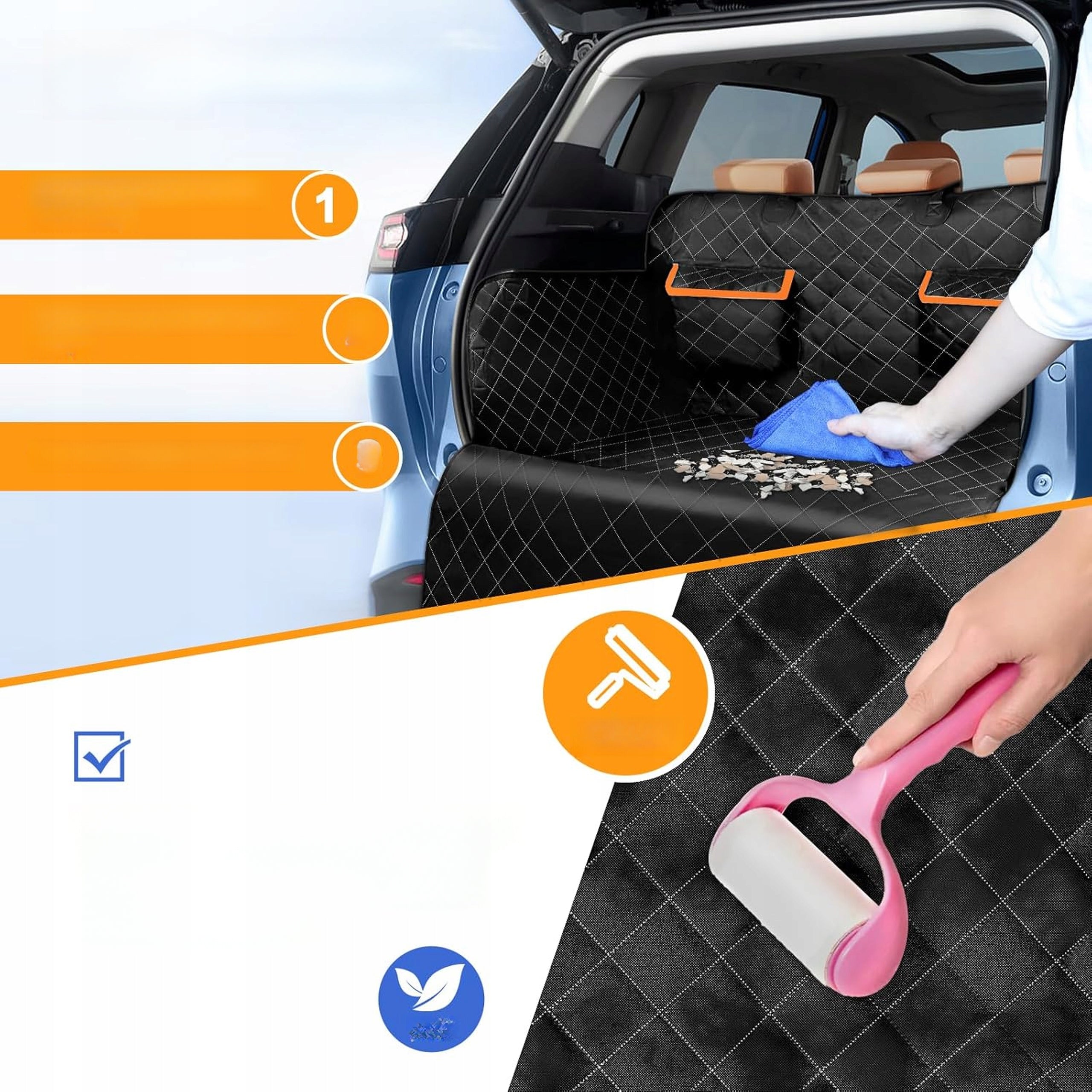 CAR MAT DATEFUN DOG MAT FOR TRUNK SIDE COVER Size XXL