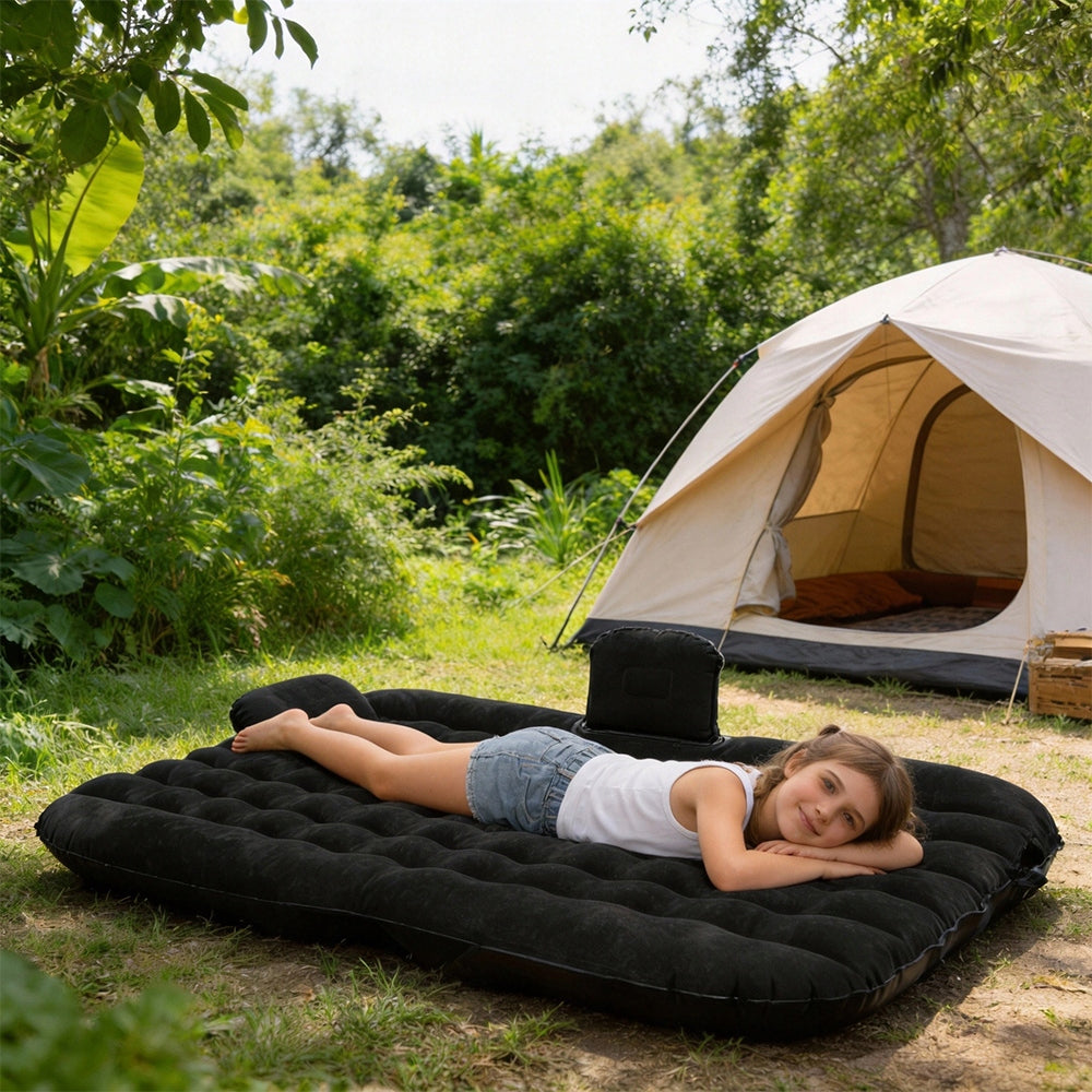 CAR MATTRESS, INFLATABLE CAR MATTRESS WITH PUMP, FOR CAMPING Brand no brand