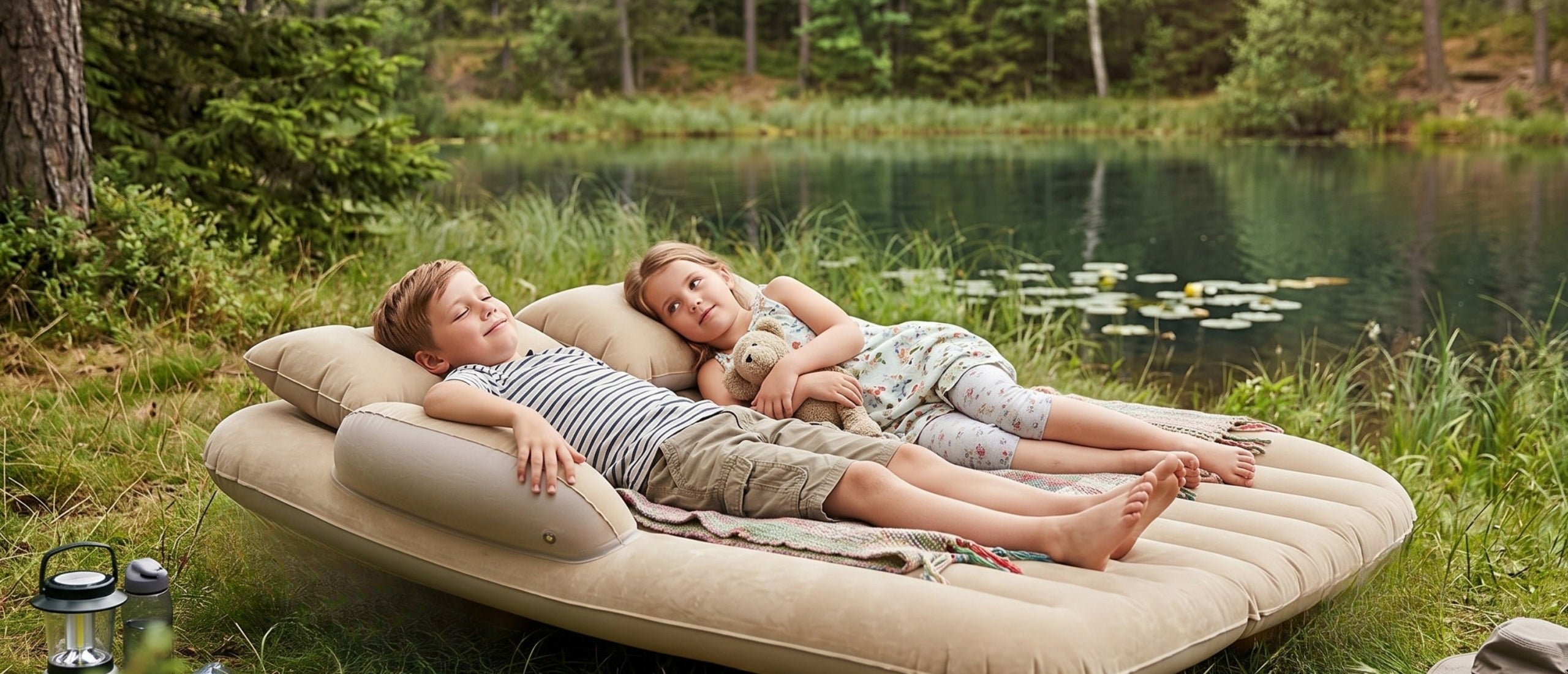 CAR MATTRESS WITH PUMP INFLATABLE CAR BED FOR CAR BAG Manufacturer code Materac łóżko do samochodu dmuchany